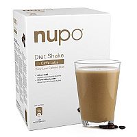 NUPO Diétny nápoj Caffe latte prášok, 12 x 32 g