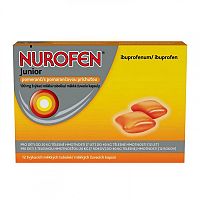 NUROFEN Junior s pomarančovou príchuťou 100 mg cps mdl 100 mg (blis.PVC/PE/PVDC/Al) 1x12 ks