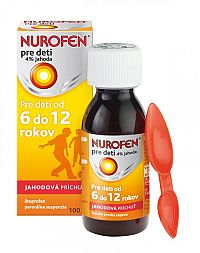 NUROFEN pre deti 4% jahoda sus por 4,0 g 1x100 ml