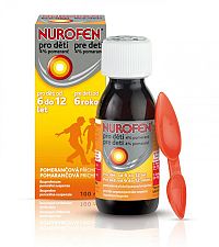 NUROFEN pre deti 4% pomaranč sus por 4,0 g (fľ.PET) 1x100 ml