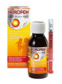 NUROFEN pre deti Jahoda perorálna suspenzia, 100 ml