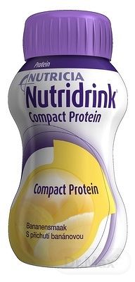 NUTRIDRINK COMPACT PROT BANAN 24X125ML 566359 24×125 ml, nápoj
