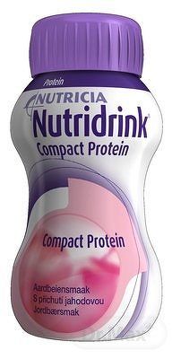 NUTRIDRINK COMPACT PROTEIN s jahodovou príchuťou 24x125 ml
