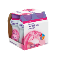 Nutridrink Juice Style s jahodovou príchuťou 4 x 200 ml