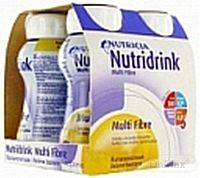 NUTRIDRINK MULTIFIBRE vanilková príchuť 4x200 ml