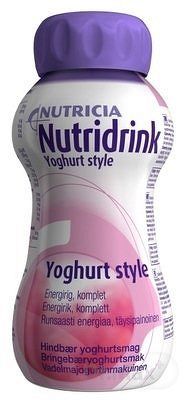 NUTRIDRINK YOGHURT tekutá výživa s príchuťou maliny 4x200 ml