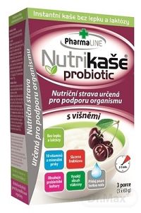 Nutrikaša probiotic - s višňami 3×60 g, bez gluténu a laktózy