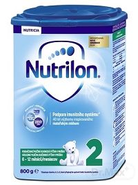 Nutrilon 2 6×800 g, následná mliečna dojčenská výživa v prášku (6-12 mesiacov)