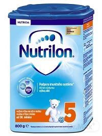 Nutrilon 5 6×800 g, detská mliečna výživa v prášku (od ukonč. 36. mesiaca)