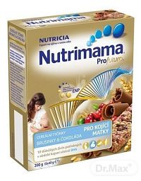 Nutrimama Profutura cereálne tyčinky Brusnice & Čokoláda (pre kojacie matky) 5x40 g (200 g)