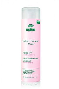 NUXE Lotion Tonique Douce Jemná pleťová voda s výťažkami z ruže 1x200 ml