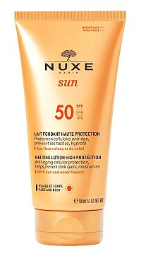 Nuxe Sun delikátne mlieko s vysokou ochranou – SPF 50 1×150 ml, opaľovací krém