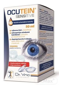 OCUTEIN SENSITIVE - DA VINCI 1×50 ml, roztok na kontaktné šošovky + zadarmo puzdro na šošovky