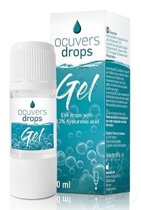 Ocuvers drops Gel 1×10 ml, očné kvapky na báze hyaluronátu sodného 0,3%