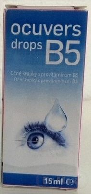 Ocuvers Kvapky B5 1×15 ml, očné kvapky s provitamínom B5