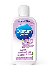 Oilatum JUNIOR jemný sprchový gél na vlasy a telo vhodný od narodenia 400 ml