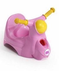 OK BABY Nočník Scooter ružová 66 1×1 ks, nočník