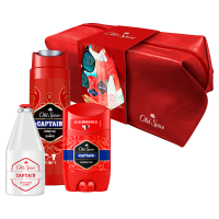 Old Spice Captain deostick 50 ml + sprchový gél 250 ml + voda po holení 100 ml + kozmetická taška darčeková sada