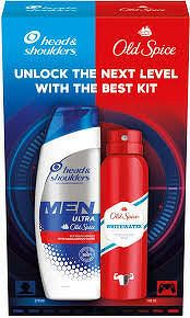 Old Spice Head & Shoulders Men Ultra Old Spice šampón 270 ml + Old Spice Whitewater deodorant 150 ml darčeková sada