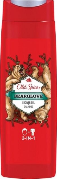 Old Spice sprchový gél šam. 2v1 Bearglove 400 ml