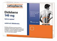 Olfen 140 mg (Diclobene) emp med (vre.papier/PE/Al/kopol.etylénmetakryl. kys.) 1x10 ks