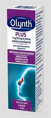 OLYNTH PLUS 1 mg/50 mg/ml aer nao (fľ.HDPE biela) 1x10 ml