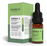 Omega 3 Vegan 10ml HERBLIZ 1×10 ml, výživový doplnok