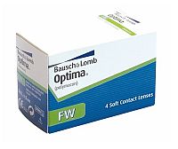 Optima® FW kontaktné šošovky zakrivenie 8.7, štvrťročné, 4 ks