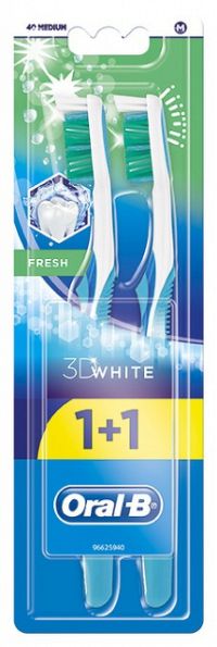Oral-B ADVANCED FRESH 3D 40 MEDIUM 5 WAY CLEAN zubná kefka 1+1 (1x2ks)