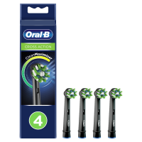 Oral B Náhradné hlavice Cross Action Black 1×4 ks, čistiace hlavice