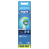 Oral B Náhradné hlavice Precision Clean 1×4 ks, pre dokonalejšie umývanie zubov
