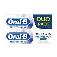 ORAL B PASTA GUM&ENAMEL EXTRA FRESH 2×75 ml, zubné pasty