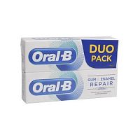 ORAL B PASTA GUM&ENAMEL GENTLE WHITENTING 2×75 ml, zubné pasty