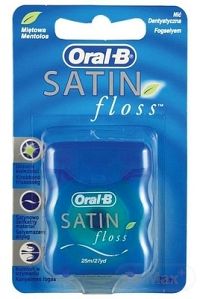 Oral-B SATIN floss ZUBNÁ NIŤ mentolová, 25 m, 1x1 ks