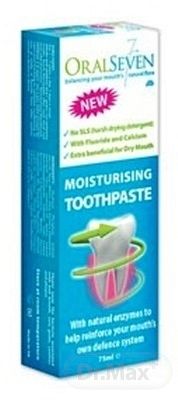 OralSeven zvlhčujúca zubná pasta 1x75 ml, zubná pasta