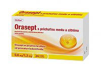 Orasept s príchuťou medu a citrónu 1x24 pastiliek