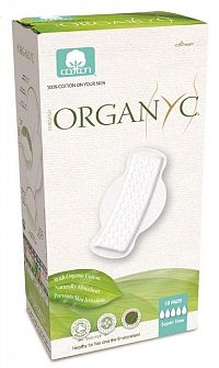 Organyc bio vložky extra silné s krídelkami 10 kusov