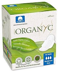 Organyc Vložky zo 100% organickej bavlny 1×10 ks, vložky pre stredné krvácanie