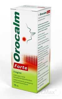 Orocalm Forte 3 mg/ml aer ors 88 vstrekov (fľ.HDPE s dáv.pumpou) 1x15 ml