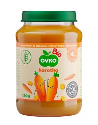 OVKO Bio Príkrm Karotka 1×190 g, zeleninový príkrm