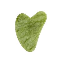 Palsar7 Masážna doštička Guasha (zelený xiuyan jadeit) 1×1 ks, masážna doštička