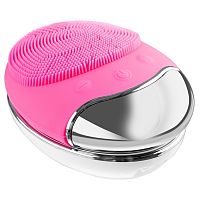 Palsar7 Silikónová kefka na čistenie pleti s podložkou, tmavo ružová 1×1 ks, kefka na čistenie pleti
