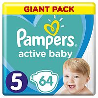 PAMPERS Active Baby Dry S5 (11-16 KG) 1×64 ks