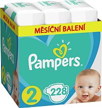 Pampers Active Baby MONTHLY BOX S2 228KS 1×228 ks, veľkosť S2, detské plienky