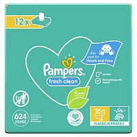 Pampers Baby wipes FRESH CLEAN 12X52KS 12×52 ks, detské utierky