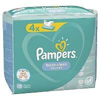 PAMPERS Baby Wipes Fresh Clean vlhčené obrúsky 4x52 ks (208 ks)
