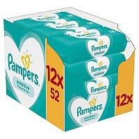 Pampers Baby wipes SENSITIVE 12X52KS 12×52 ks, detské utierky