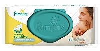 PAMPERS baby wipes SENSITIVE Newbaby vlhčené obrúsky, 54 kusov