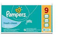 Pampers Fresh Clean - vlhčené obrúsky 9 x 64 ks (576 ks)