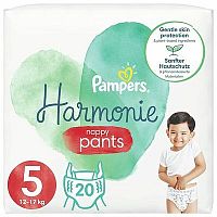 Pampers Harmonie Pants S5 12-17kg 1×20 ks, plienkové nohavičky